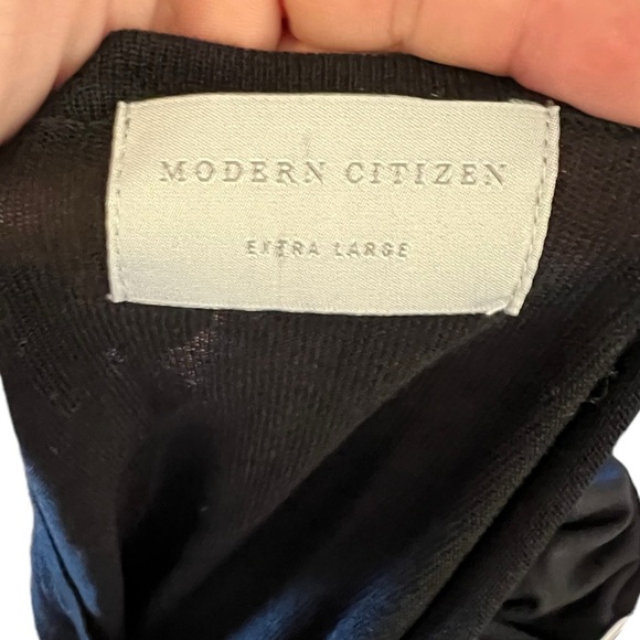 Modern Citizen Black Top with Tie nwot - Picture 9 of 9